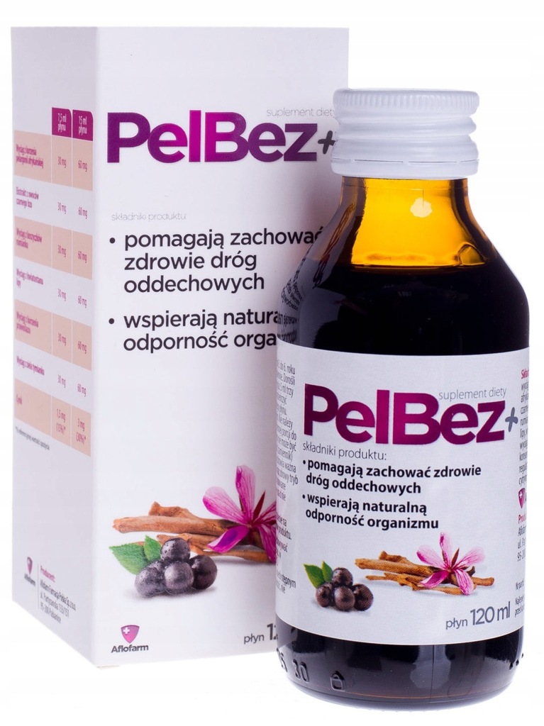 Pelbez +, plyn, 120 ml KATAR, KASZEL u dzieci