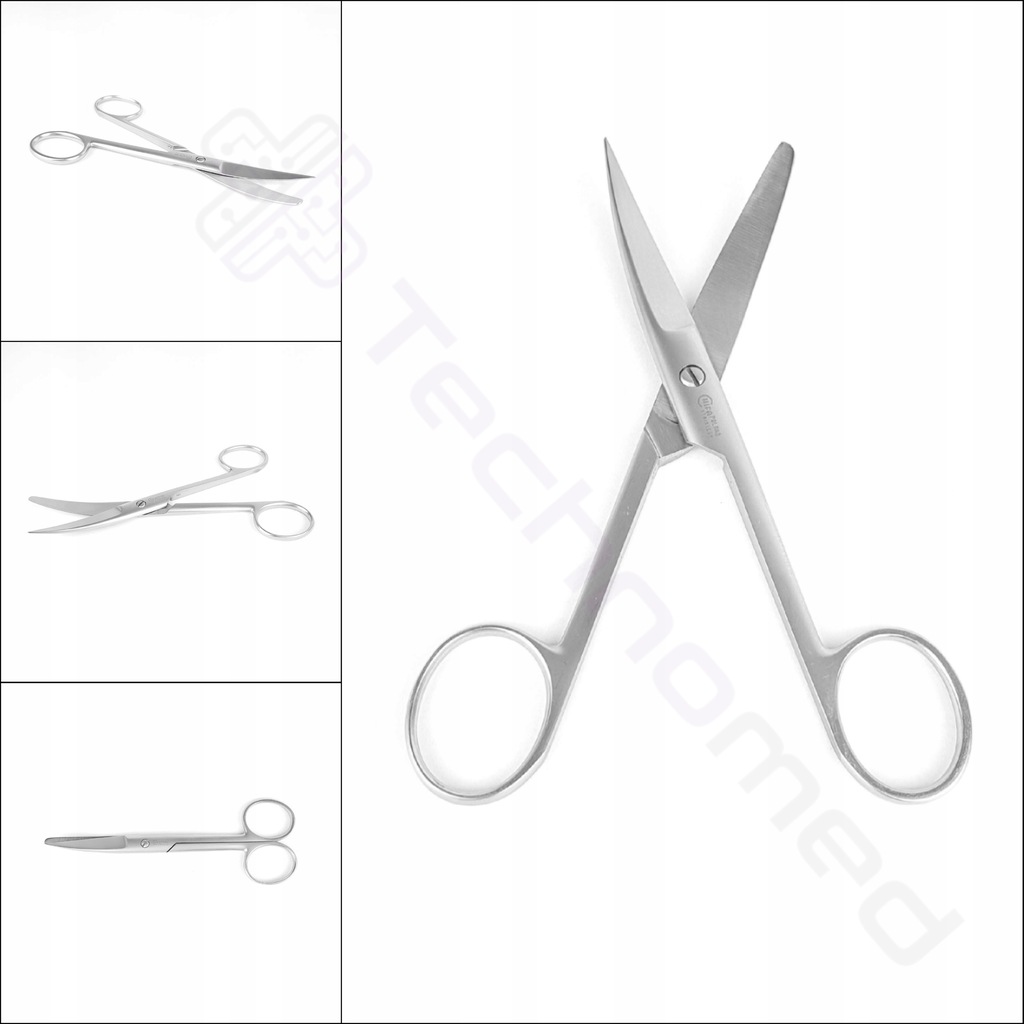 NOŻYCZKI ODGIĘTE TĘPO-OSTRE 14 cm