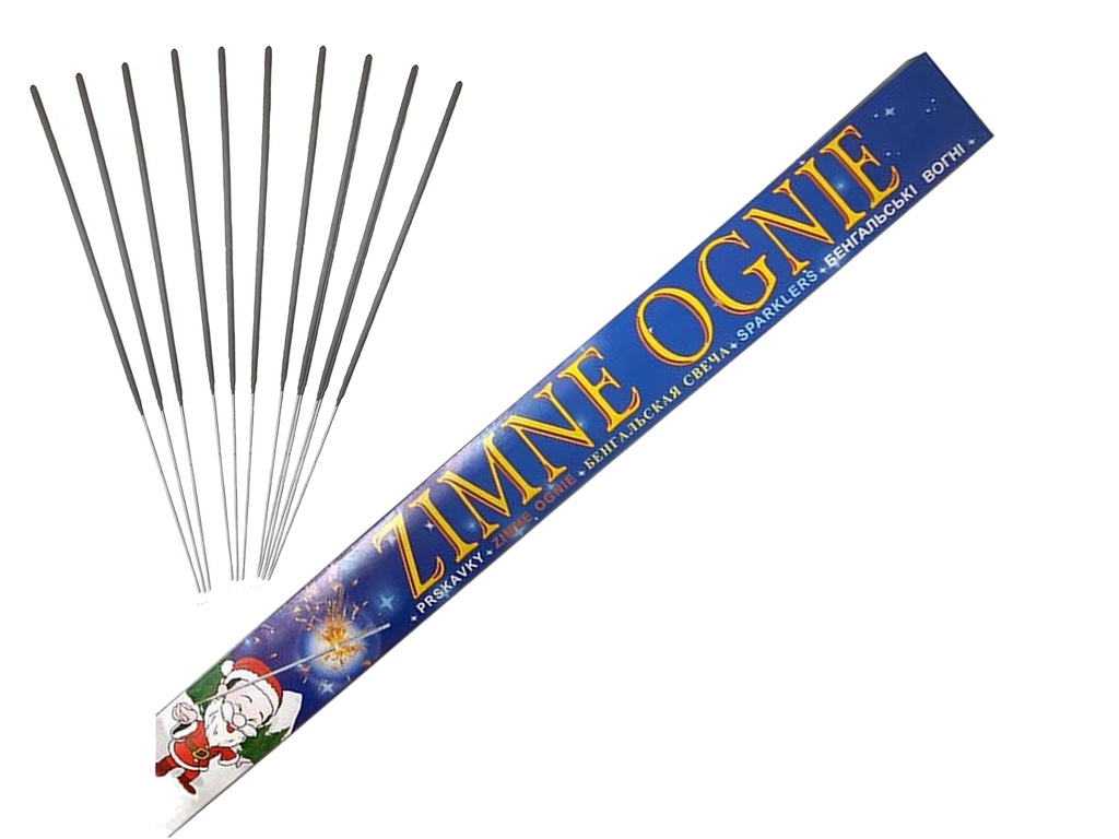 Świąteczne ZIMNE OGNIE -- 70cm -- 10szt - HURT -