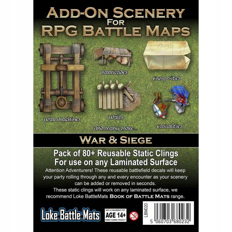 Add-On Scenery for RPG Maps - War and Siege [ENG]