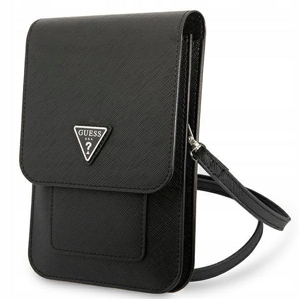 Guess Wallet Saffiano Triangle Logo Phone Bag - Torba na smartfona i akceso