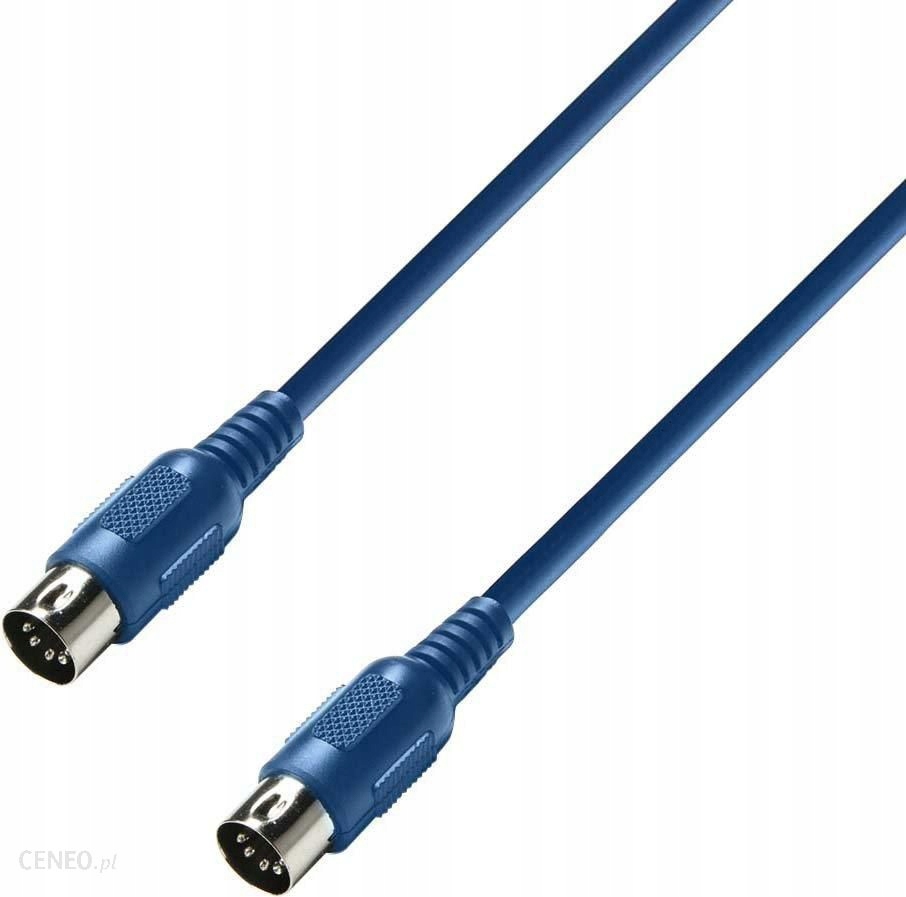 Adam Hall K3MIDI0150BLU kabel MIDI 1,5m niebieski