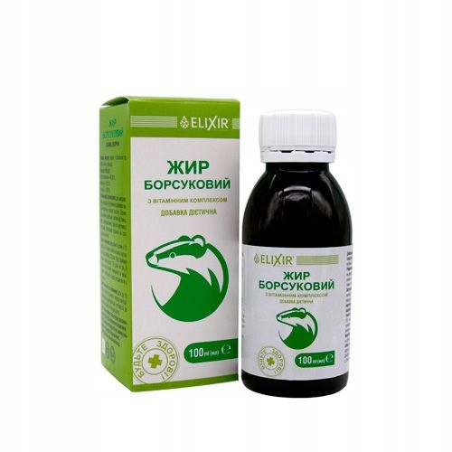Preparat Elixir Smalec z borsuka 100 ml