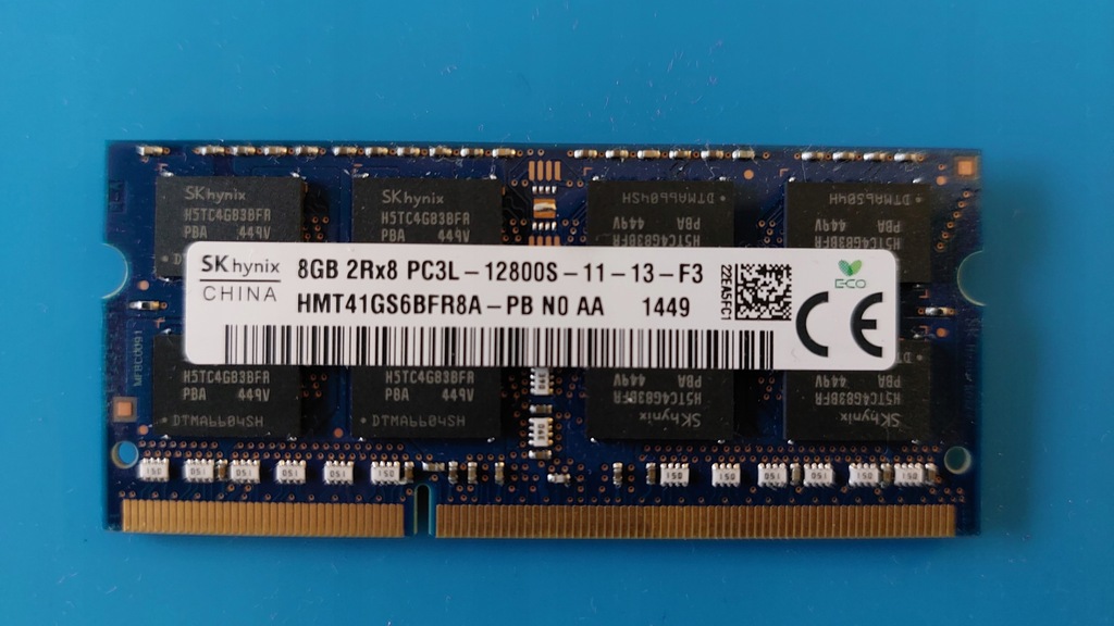 Pamięć RAM DDR3 HYNIX HMT41GS6BFR8A-PB N0 AA 8 GB