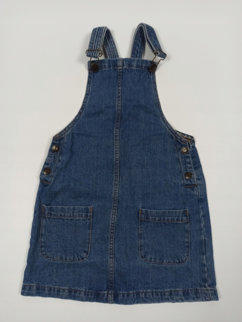 DENIM SUKIENKA JEANSOWA NA SZELKACH 134CM