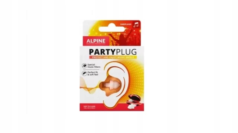 ZATYCZKI DO USZU ALPINE PARTYPLUG TRANSPARENTNE