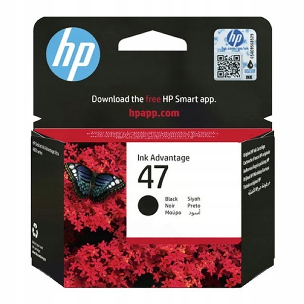 HP oryginalny ink / tusz 6ZD21AE, HP 47, black, HP DeskJet Ink Advantage 48