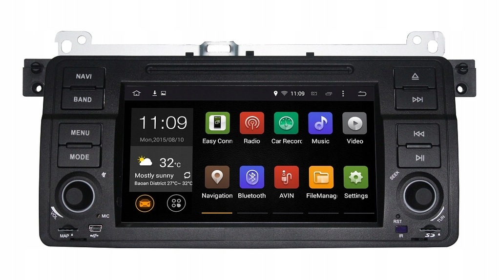 NAWIGACJA DVD RADIO BMW E46 WIFI ANDROID 8.1 7711704910