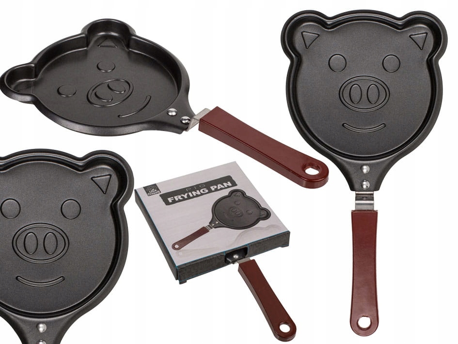 Patelnia do jajek sadzonych - świnka Foremka