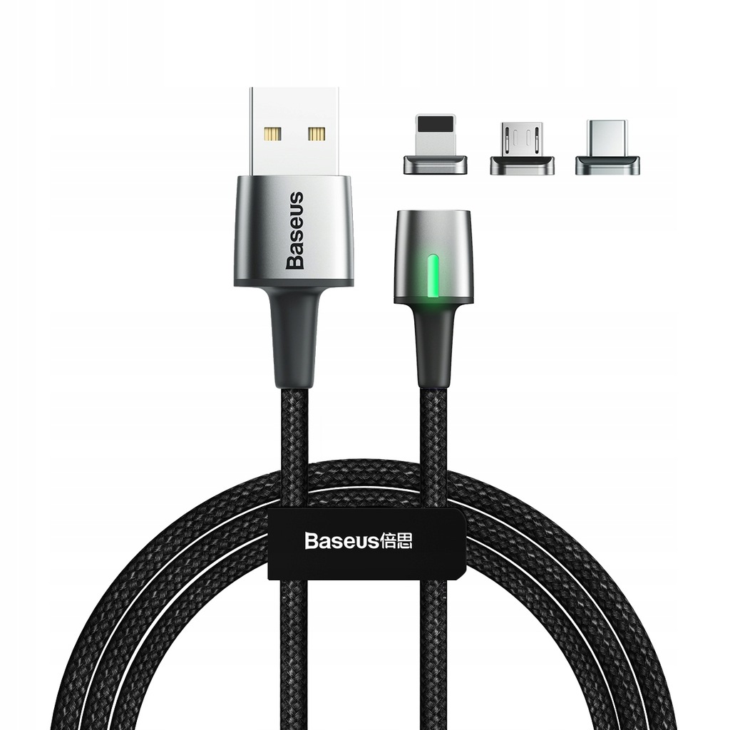 Купить Магнитный кабель Baseus USB-C для iPhone Micro USB-C: отзывы, фото, характеристики в интерне-магазине Aredi.ru