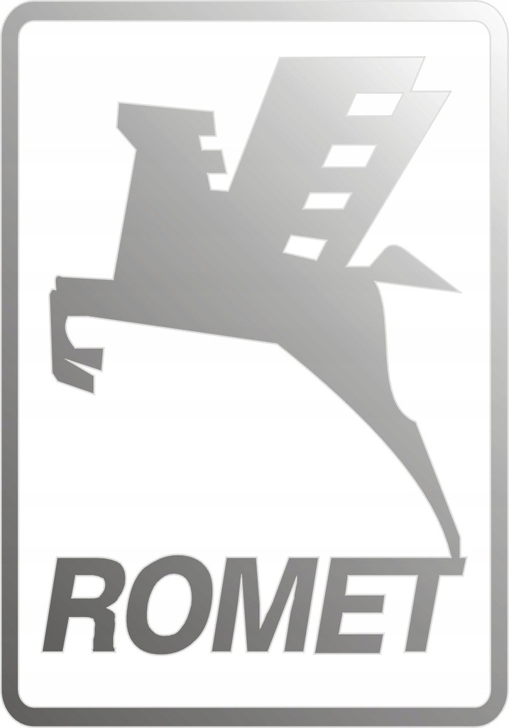 R O M E T LOGO naklejka RÓŻNE KOLORY