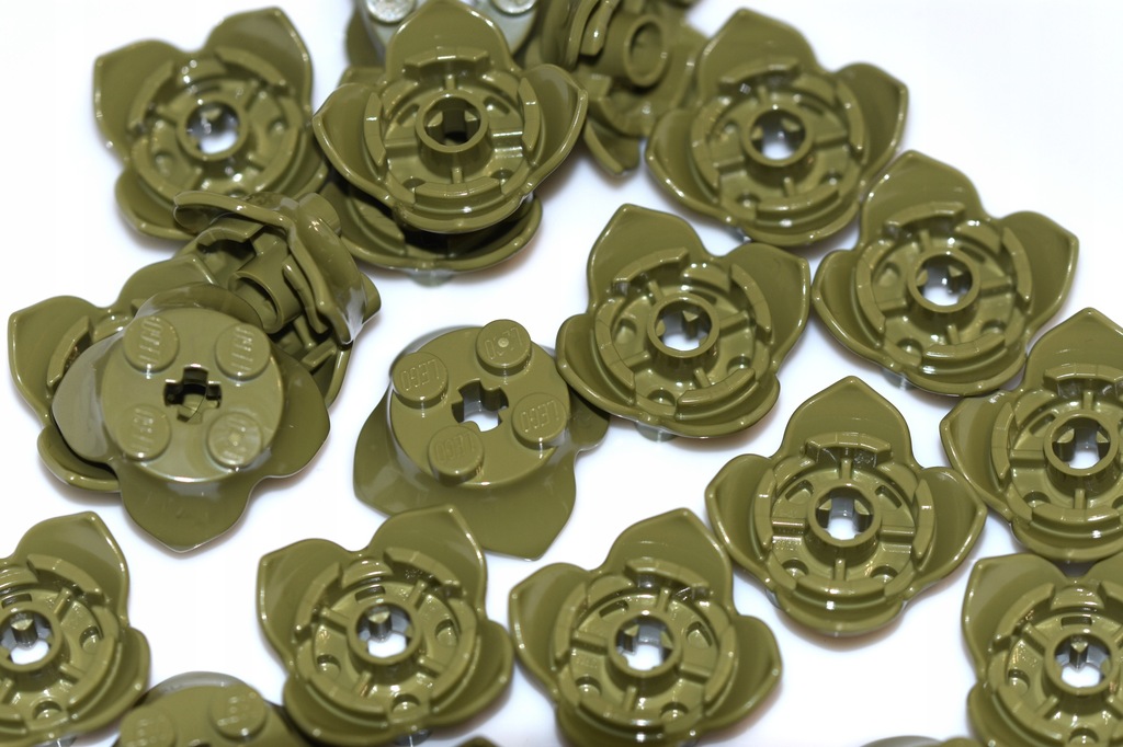 LEGO Olive Green roslina liść kwiat 15469 4szt
