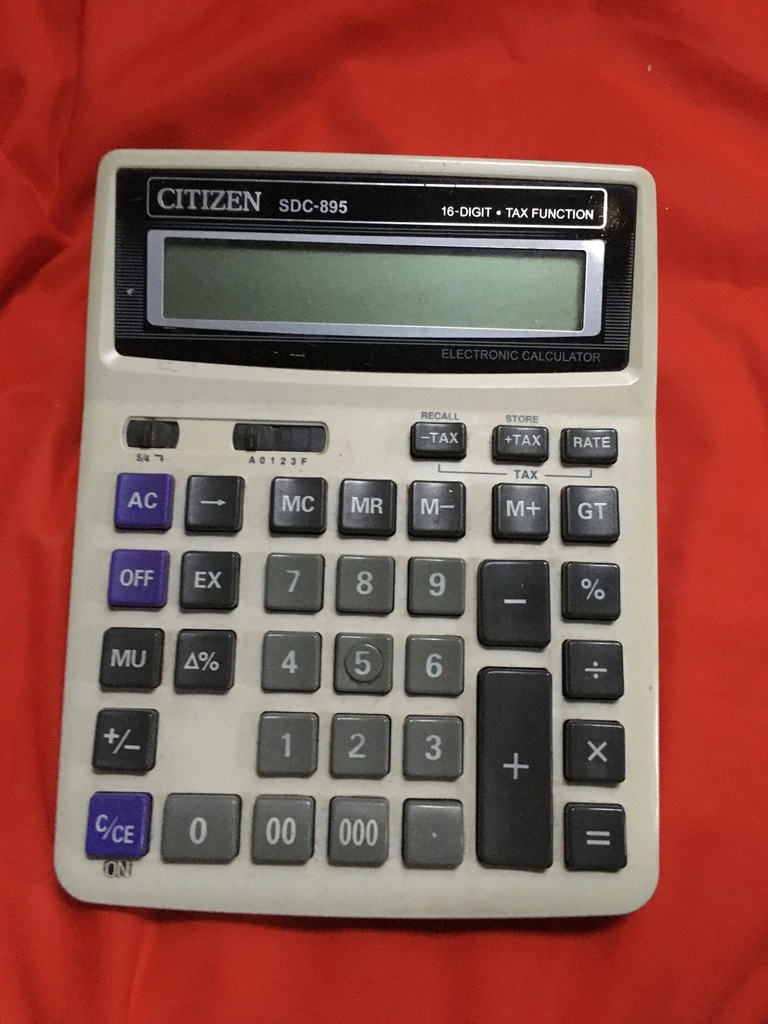 Kalkulator Citizen SDC-895 duży