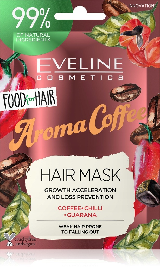 Eveline Food for Hair Aroma Coffee Maska do włosów