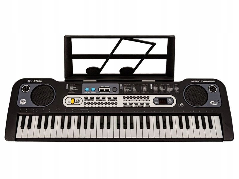 Keyboard MQ-6119L Organki, 61 Klawiszy, Mikrofon