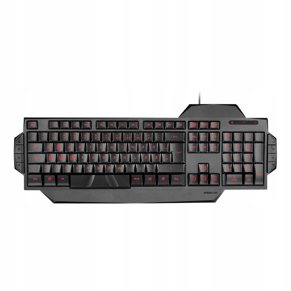 Speedlink RAPAX PC Gaming Keyboard SL6480BKUK Red