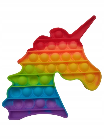 PUSH BUBBLE POP IT FIDGET TOY ANTYSTRES JEDNOROŻEC