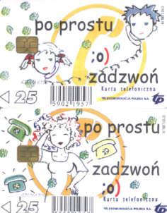 Po prostu zadzwon - 2 karty chip