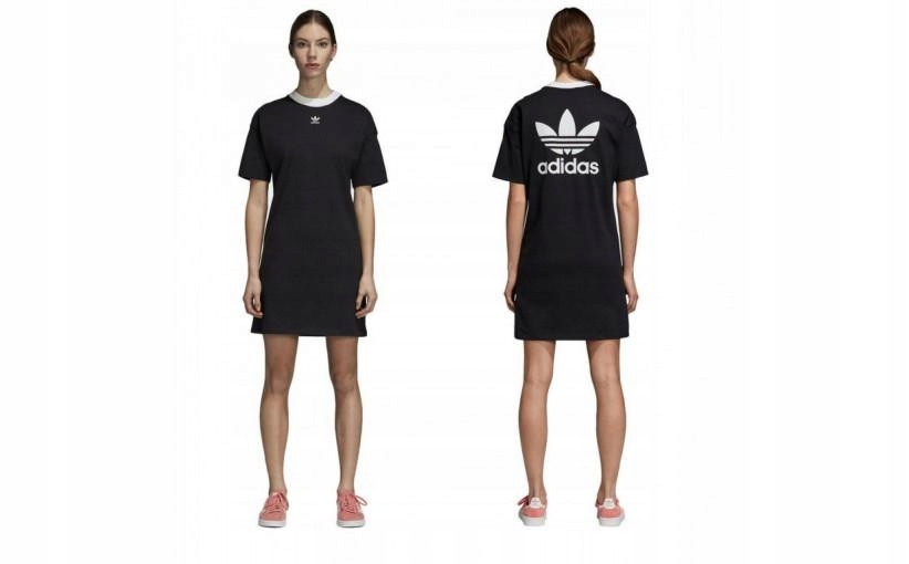 F13D007 T-SHIRTOWA CZARNA SUKIENKA DH3184 ADIDAS M