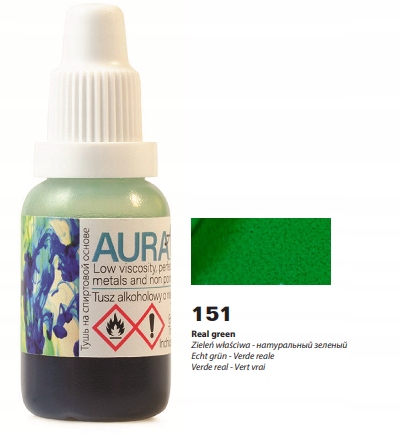 TUSZ ALKOHOLOWY RENESANS AURA INK 151 R GREEN 15ML