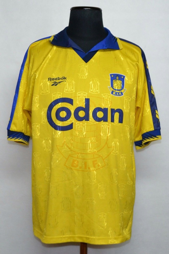 BRONDBY Brøndby 1997 / 1998 Football Shirt.WIDZEW