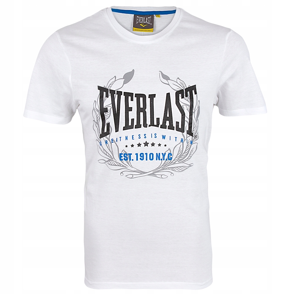 Everlast T-shirt Koszulka EVR10485 WHITE L