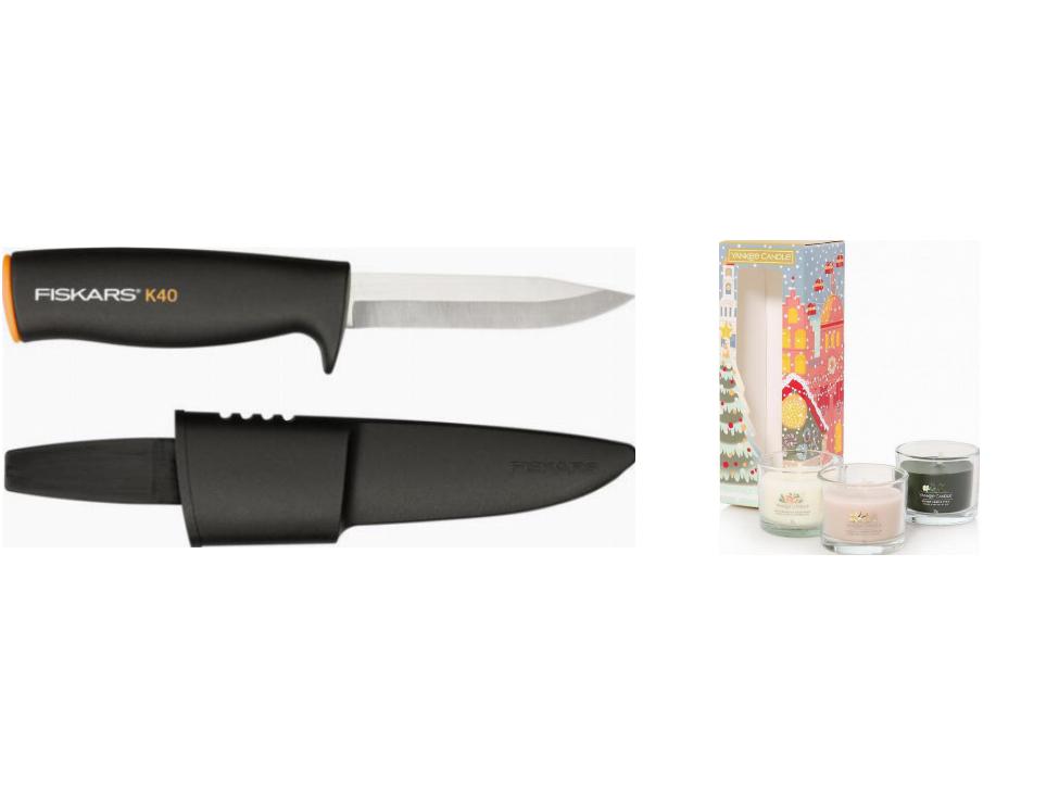 ZESTAW Fiskars K40 1001622 + MARKOWE ŚWIĄTECZNE ŚWIECZNE ŚWIECE!