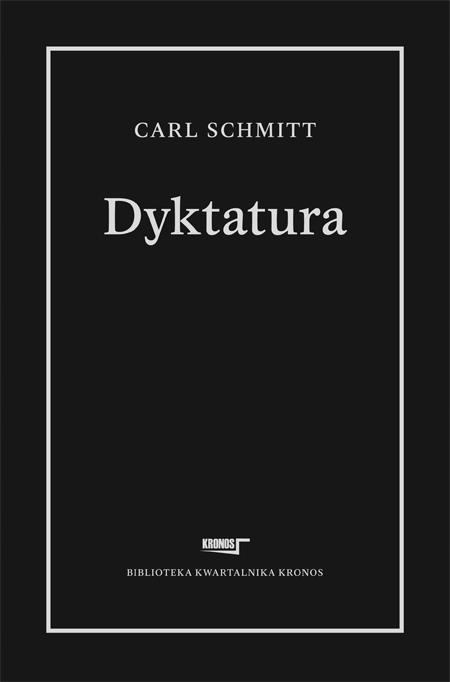 DYKTATURA, CARL SCHMITT