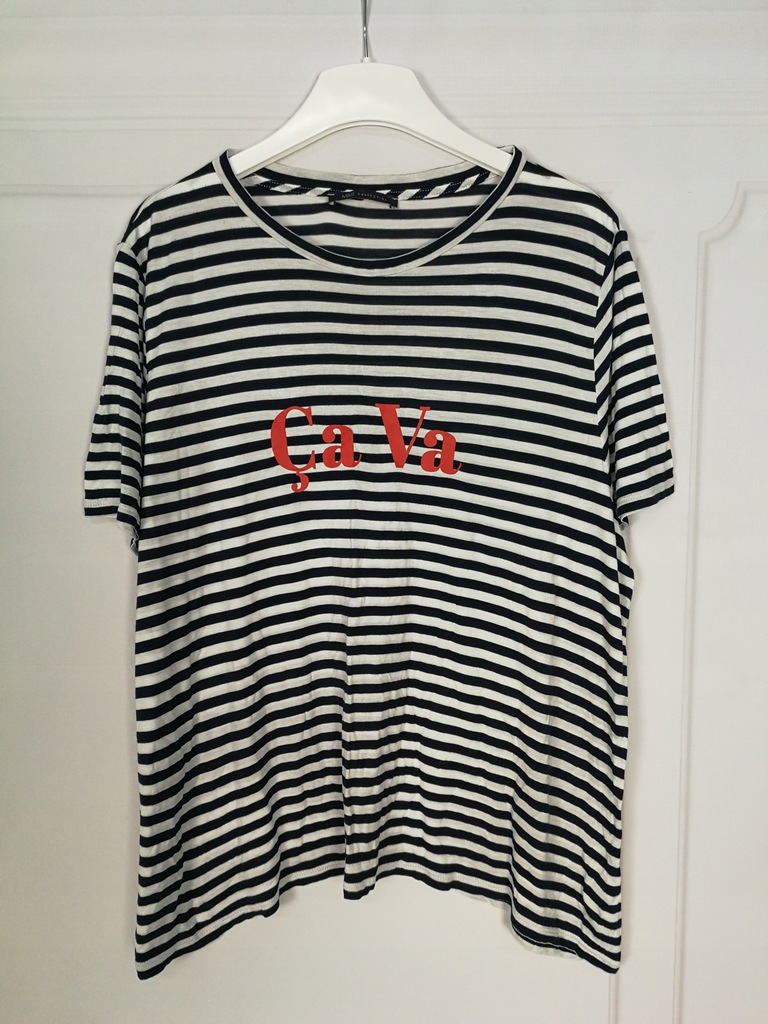 MARKS&SPENCER_damski t-shirt w paski_50