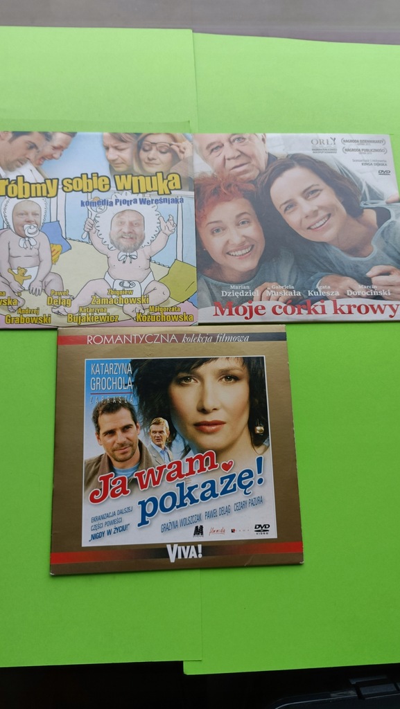 Filmy DVD Komedie Pol- Zróbmy Sobie Wnuka, Moje Córki Krowy, Ja Wam Pokaże