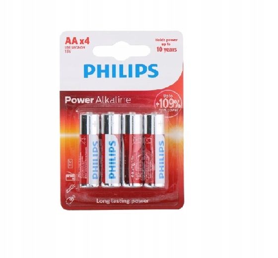 Baterie alkaliczne Philips AA (R6) 4 szt. Bateria