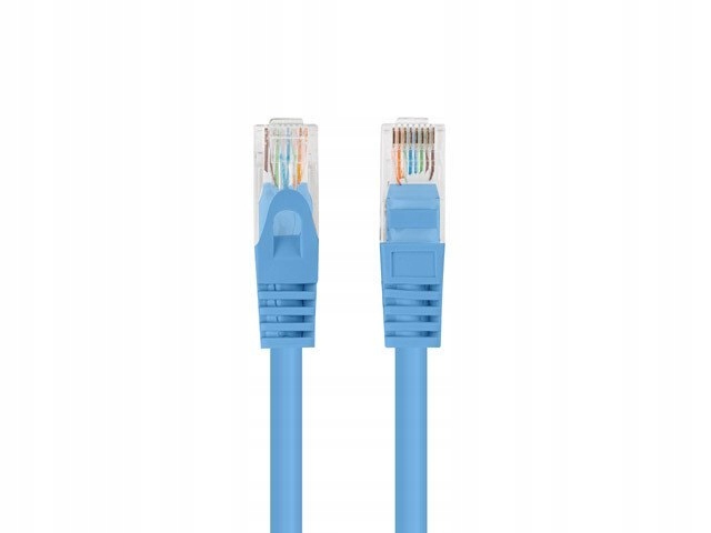 PATCHCORD KAT.6 UTP 1.5M NIEBIESKI FLUKE PASSED LANBERG 10-PACK