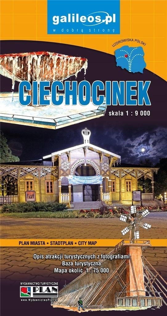 PLAN MIASTA - CIECHOCINEK 1:9 000, PRACA ZBIOROWA