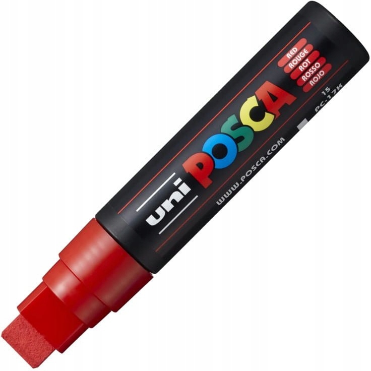 Marker z farbą plakatową Posca PC-17K, czerwony, U