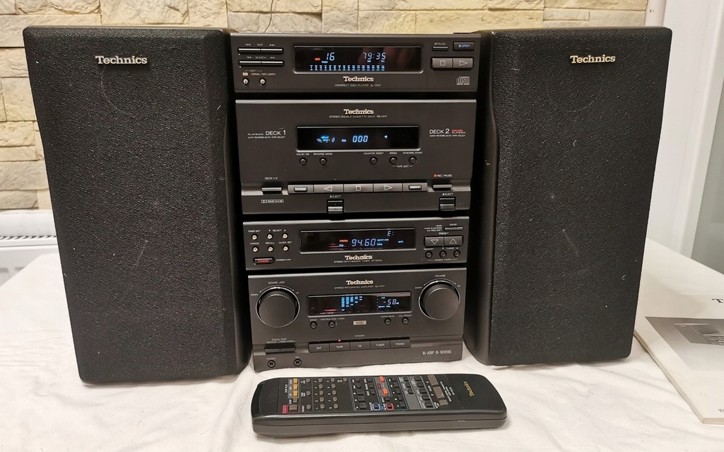 WIEŻA TECHNICS SC-CH7+KOLUMNY+PILOT