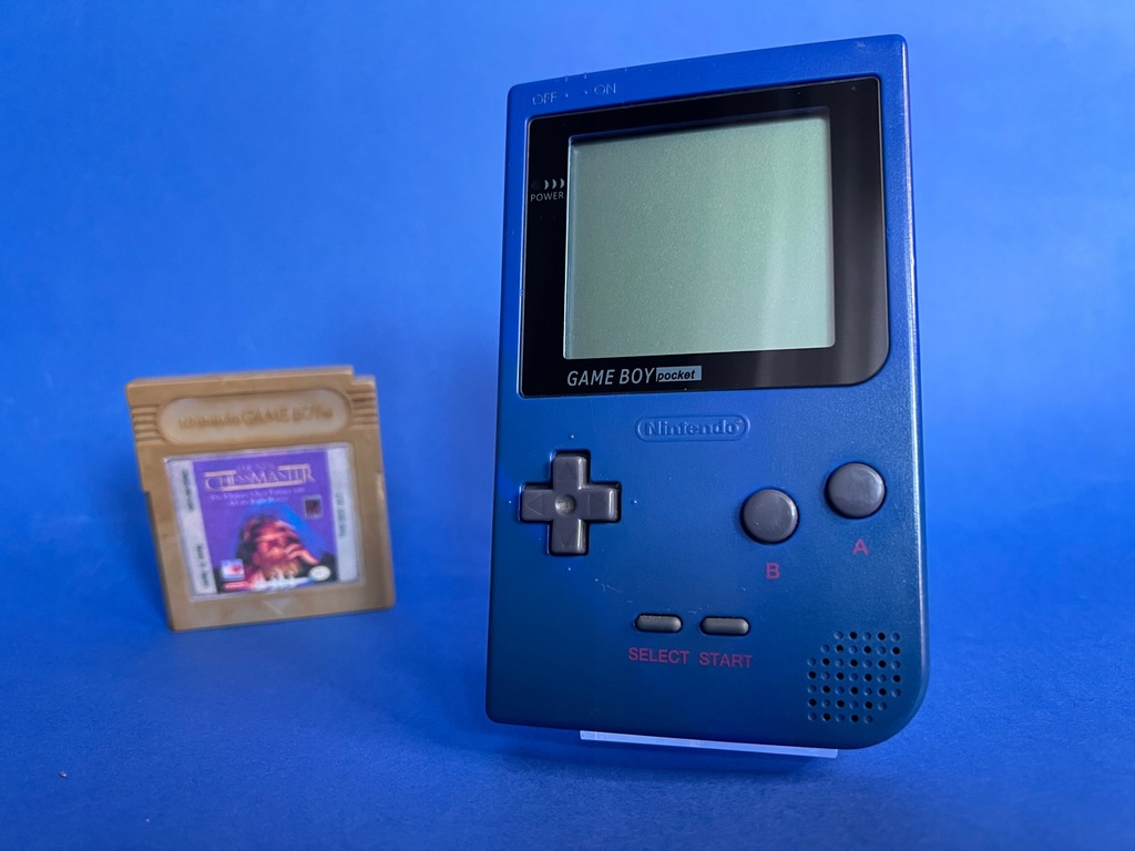 Gameboy Nintendo Game Boy Pocket Blue + Szachy