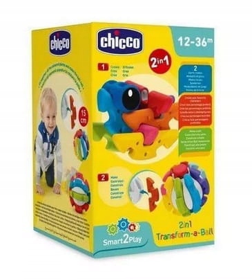 Chicco - magiczna piłka 2w1 (klocki / puzzle)