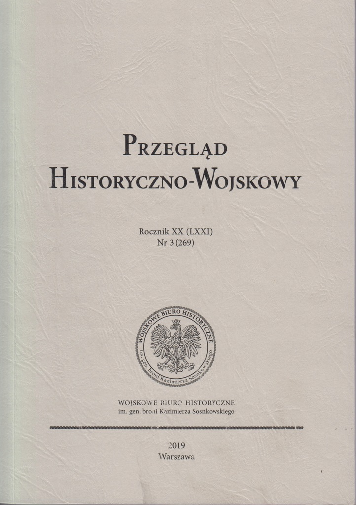 Przegląd Historyczno-Wojskowy 20/3 2019