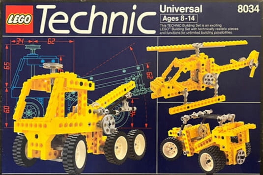 LEGO 8034 Universal Set [Technic: Universal Building Set] | holownik