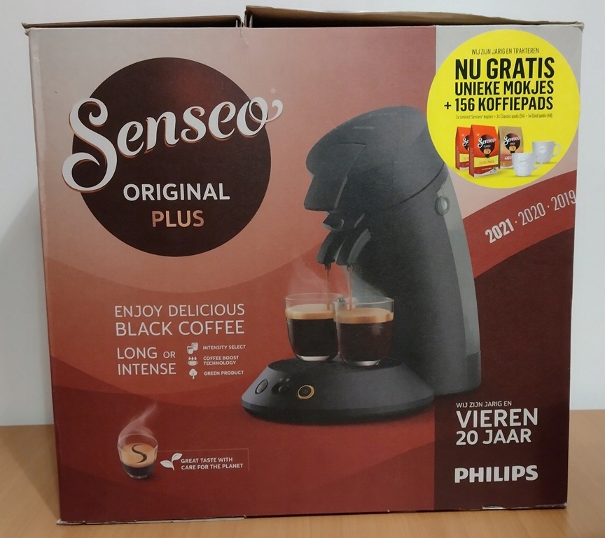 Machine a café dosette SENSEO ORIGINAL+ Philips CSA210/23, Booster d