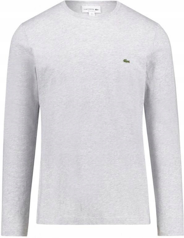 K3B712*LACOSTE BLUZKA SZARA LOGO 18 46 3XL A01