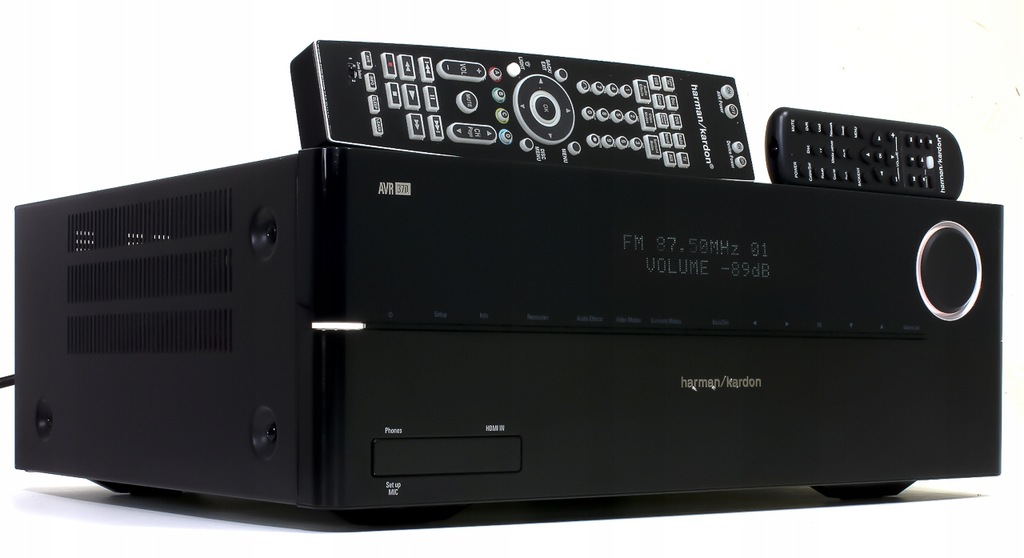HARMAN/KARDON AVR 370 TRUEHD DTS-HD PILOTY MIC USZ