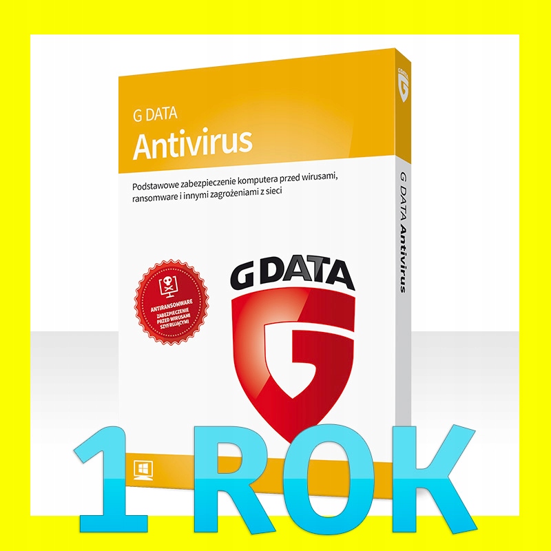 G Data Antyvirus / G-Data AntiVirus 1 ROK Licencja