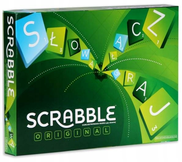 Gra towarzyska słowna Scrabble Original Mattel