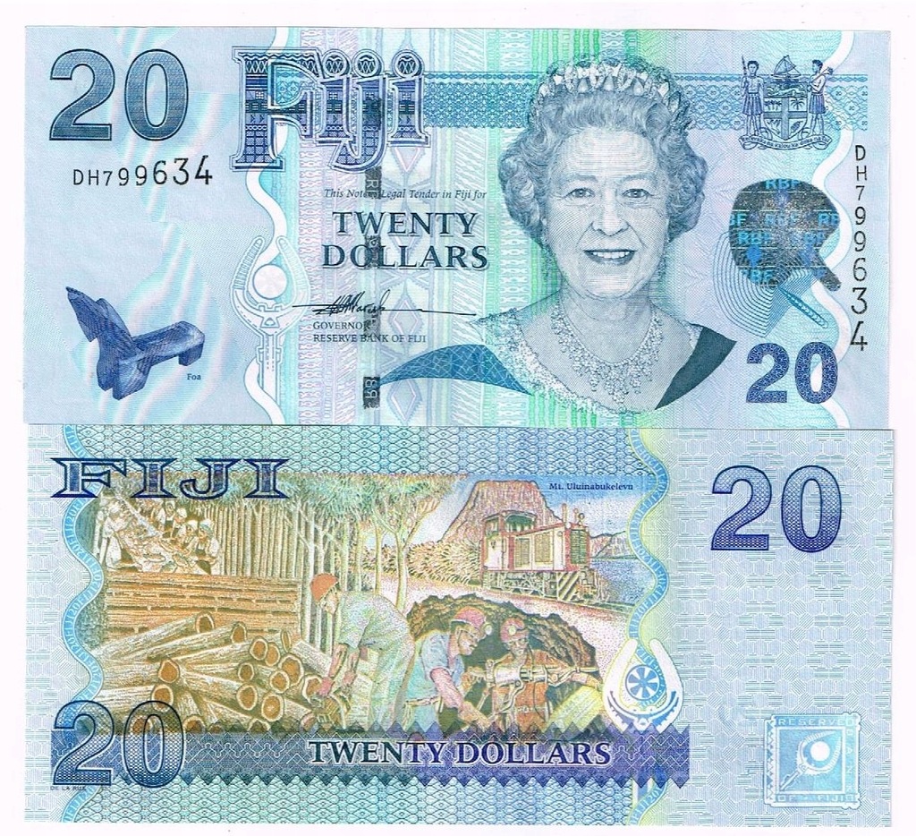 Fidżi 20 dolarów P-112 2007 / UNC