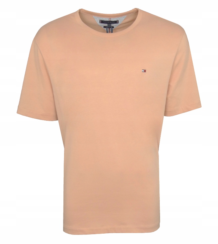 TOMMY HILFIGER, t-shirt męski, łososiowy, XL