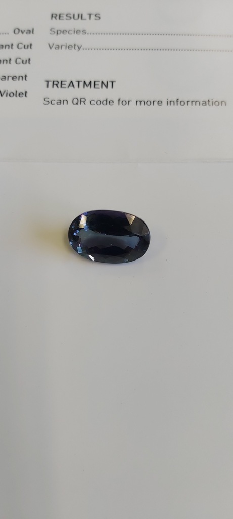 TANZANIT 13.47 ct GIA