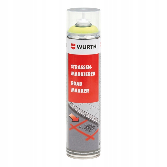 Würth Marker Drogowy Jaskrawożółty 600 ml