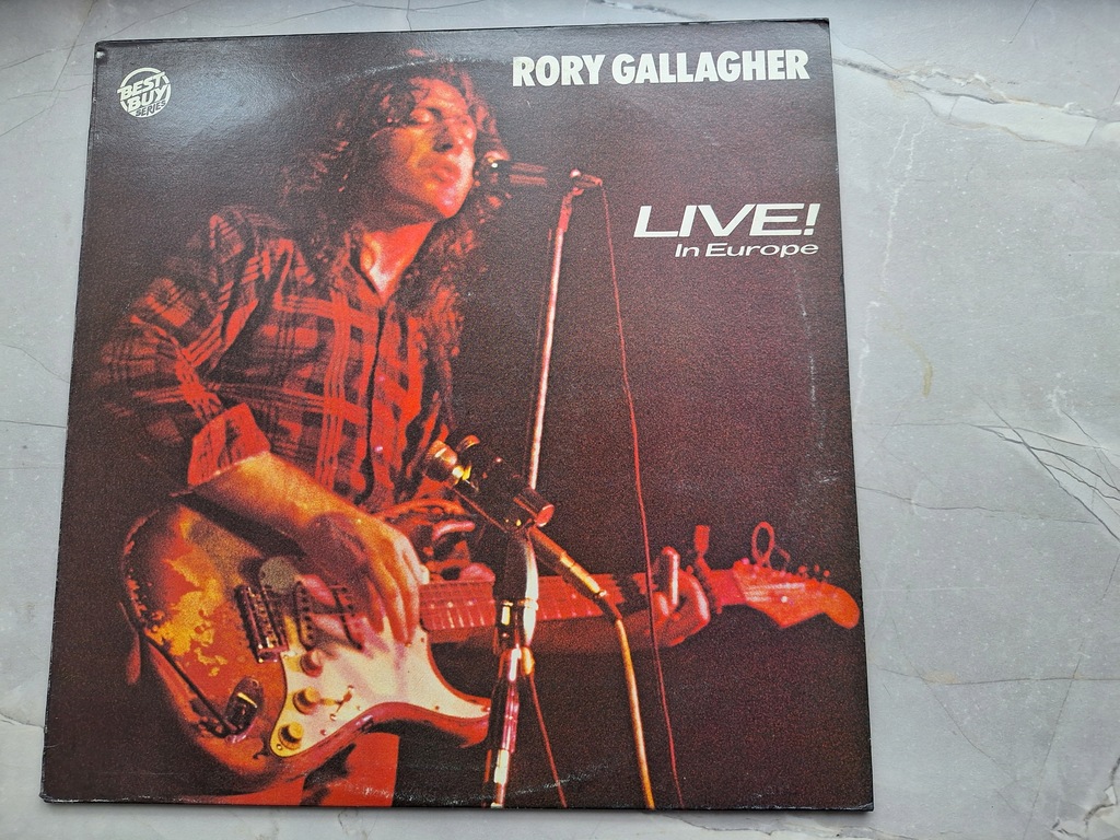 RORY GALLAGHER LIVE In Europe LP 1983 Italy EX+