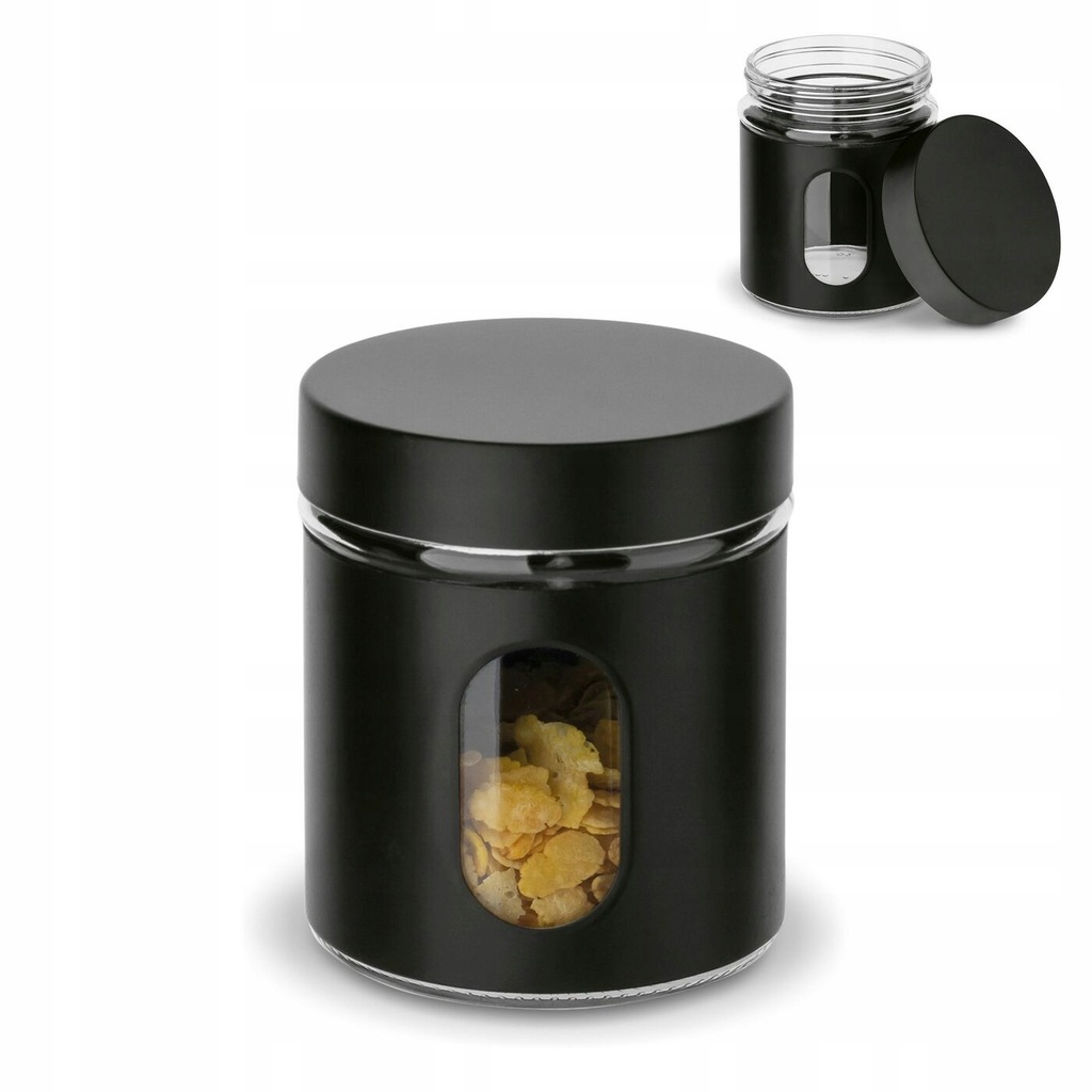 Купить СТЕКЛЯННЫЙ КОНТЕЙНЕР С КРЫШКОЙ для чая, сухофруктов и орехов S ...